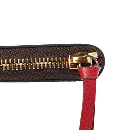 Louis Vuitton Damier Ebene Clemence Wallet Cherry 8 of 8