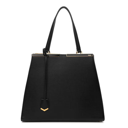 Fendi Vitello Elite Large 3Jours Tote Black 1 of 11