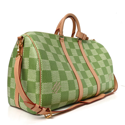 Louis Vuitton Damier Golf Keepall Bandouliere 50 Green 2 of 9