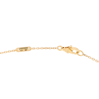 Van Cleef & Arpels 18K Yellow Gold Mother of Pearl Sweet Alhambra Pendant Necklace 5 of 5