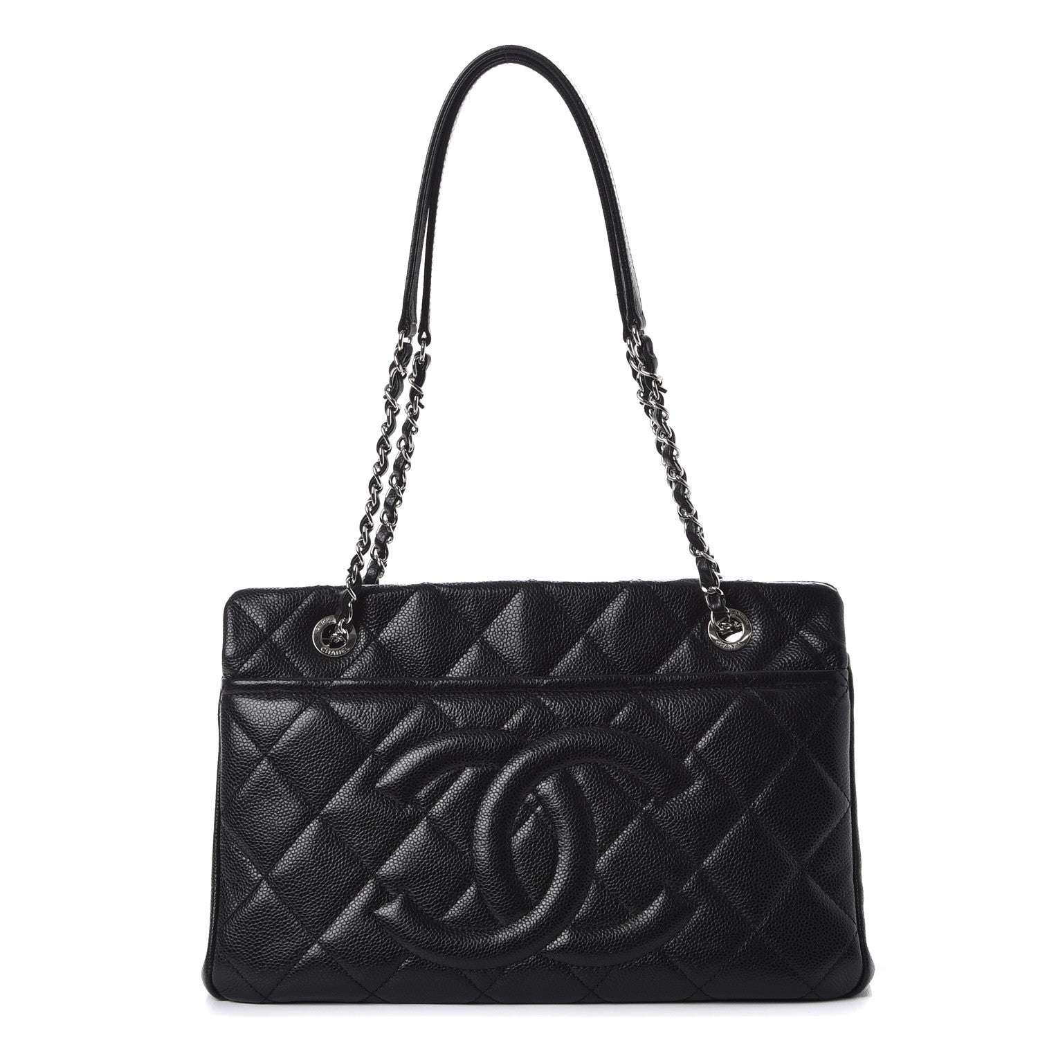 Chanel Caviar Quilted Timeless CC Tote Black 1 of 7