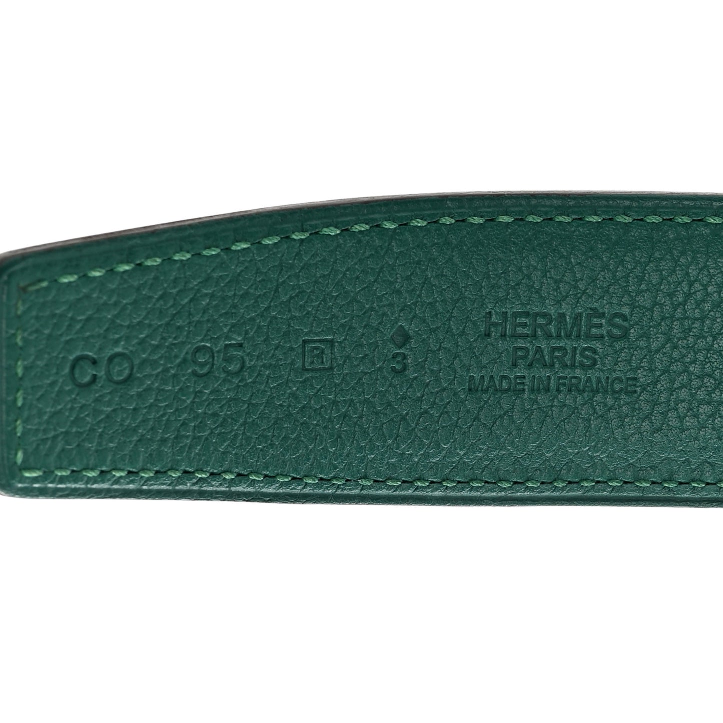 Box Togo 32mm Belt Strap 95 Bleu Indigo Malachite