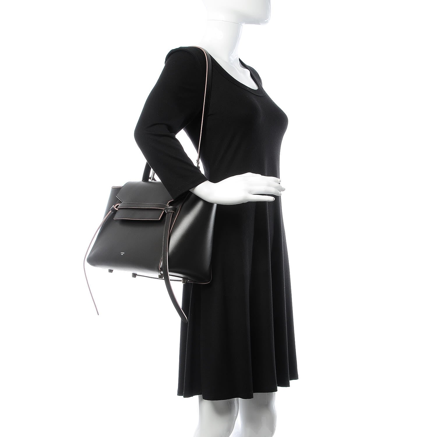 Celine Palmelato Calfskin Mini Belt Bag Espresso 3 of 10