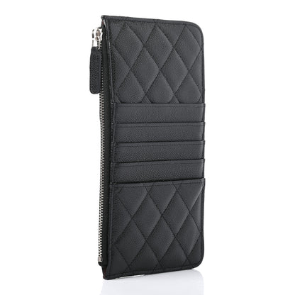 Chanel Caviar Quilted Classic Flat Wallet Pouch Black 3 of 7