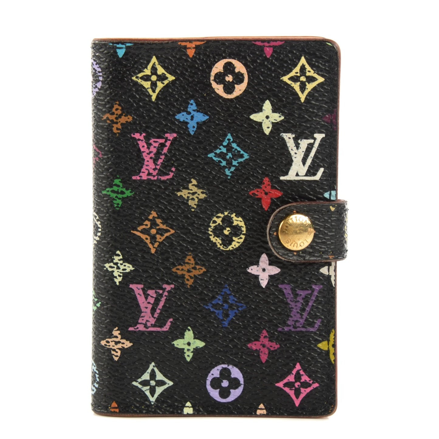 Monogram Multicolor Carnet de Bal Mini Agenda Cover Black