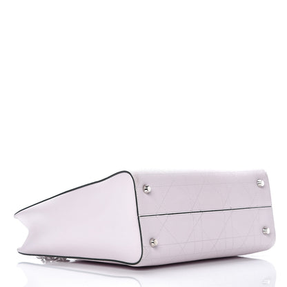 Christian Dior Grained Calfskin Cannage Small Ultradior Tote Light Pink 4 of 12
