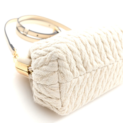 Fendi Lambskin Tessuto Treccia Small Fendi First Grezzo 9 of 10