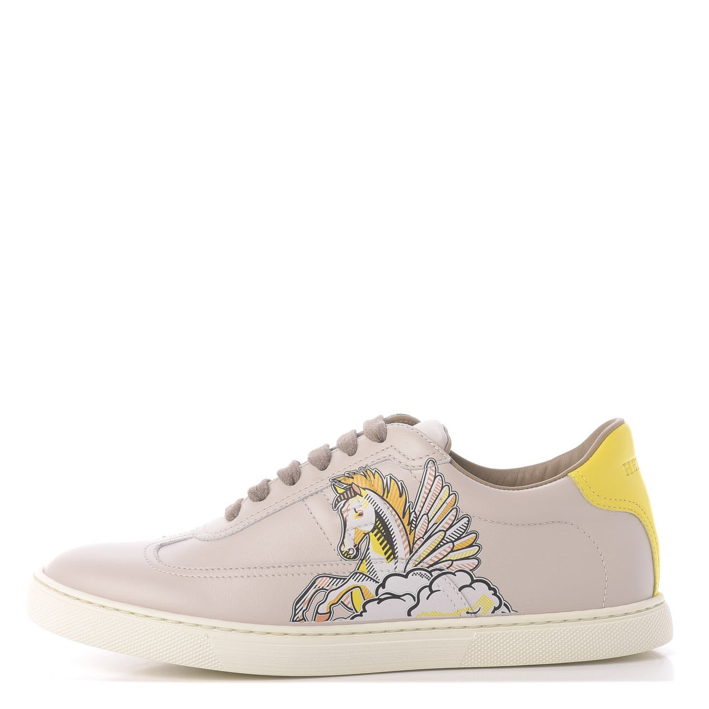 Calfskin Pegase Pop Quicker Sneakers 37.5 Beige Multicolor