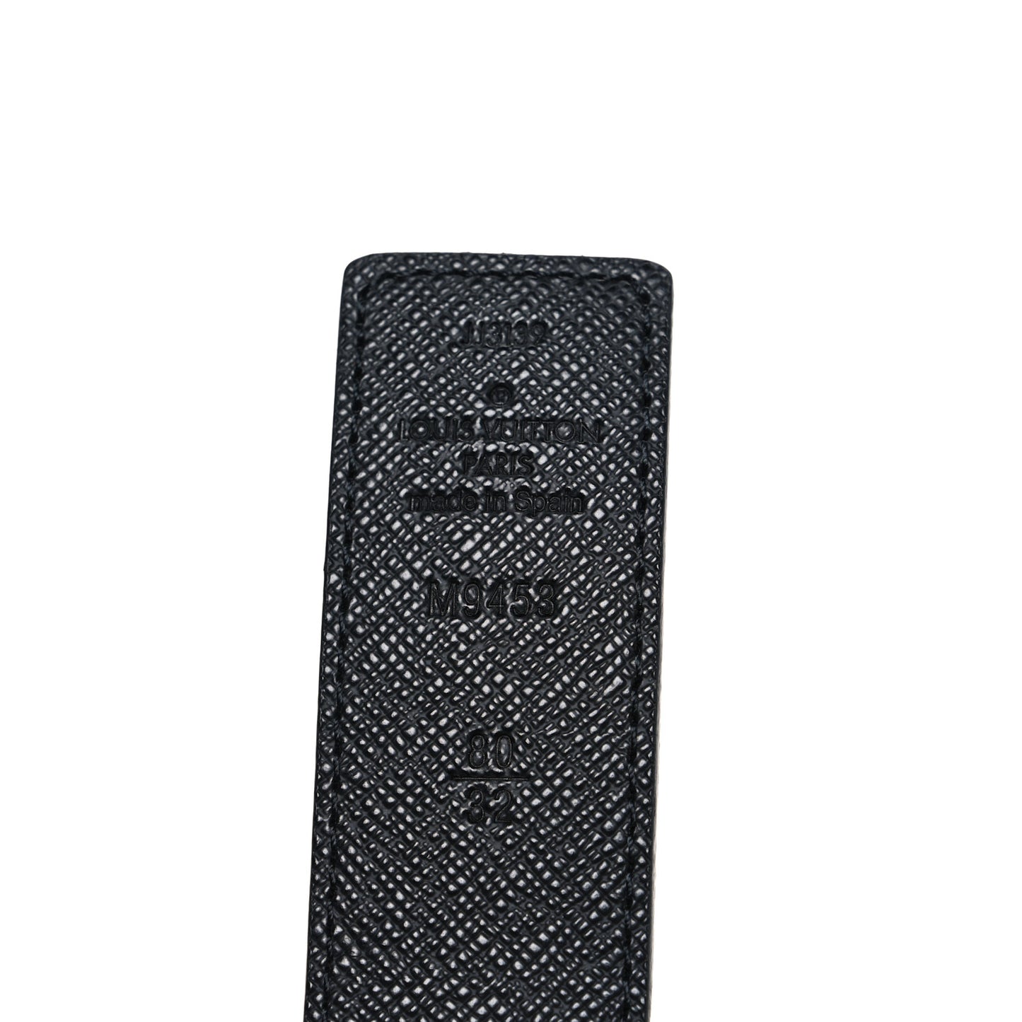 Calfskin Monogram 30mm LV Initiales Reversible Belt 80 32 Black