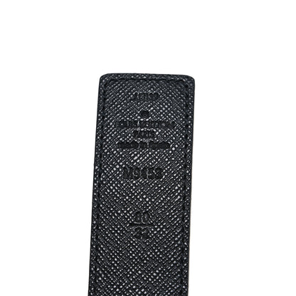 Louis Vuitton Calfskin Monogram 30mm LV Initiales Reversible Belt 80 32 Black 5 of 5
