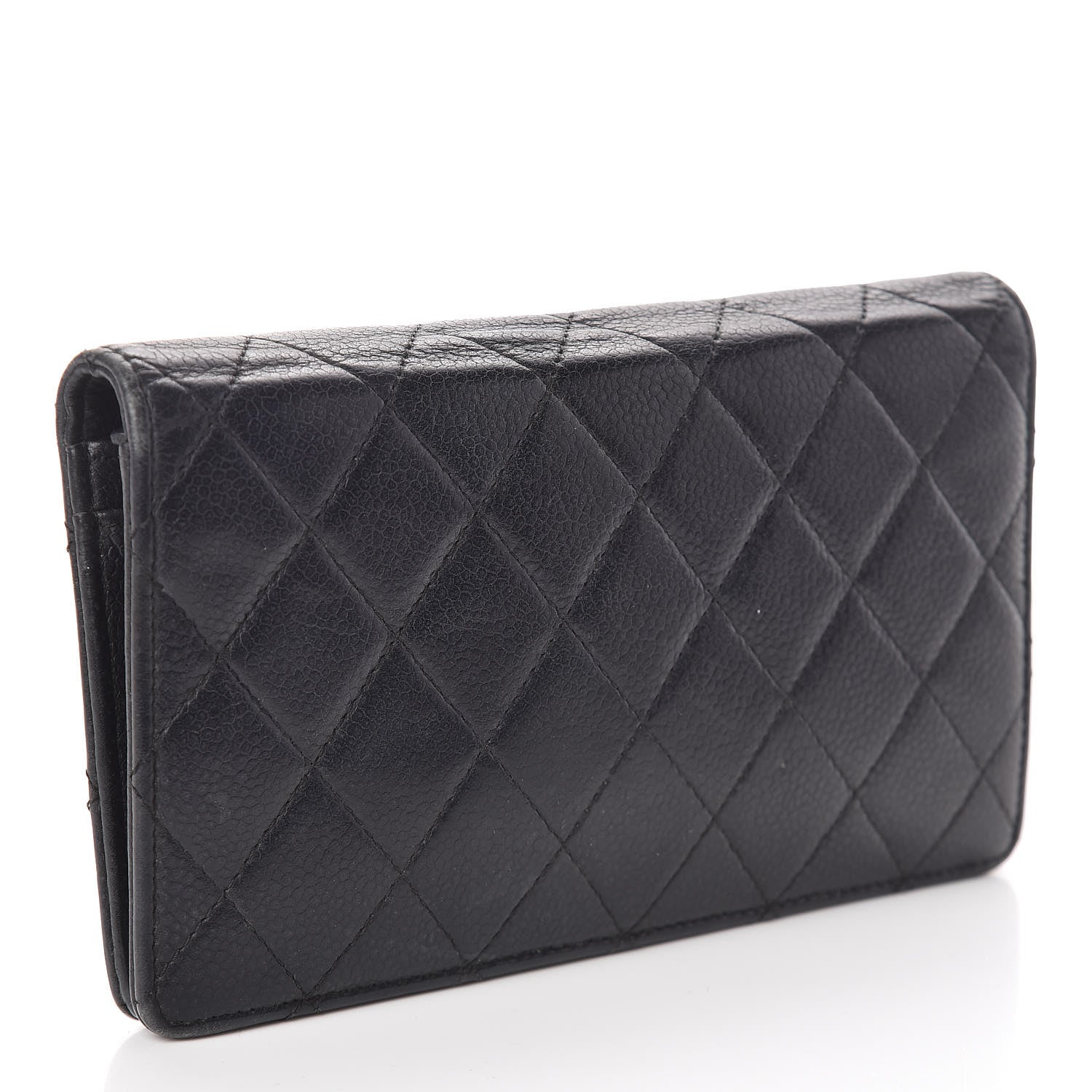 Chanel Caviar Quilted Reissue Yen Wallet Navy 3 of 11