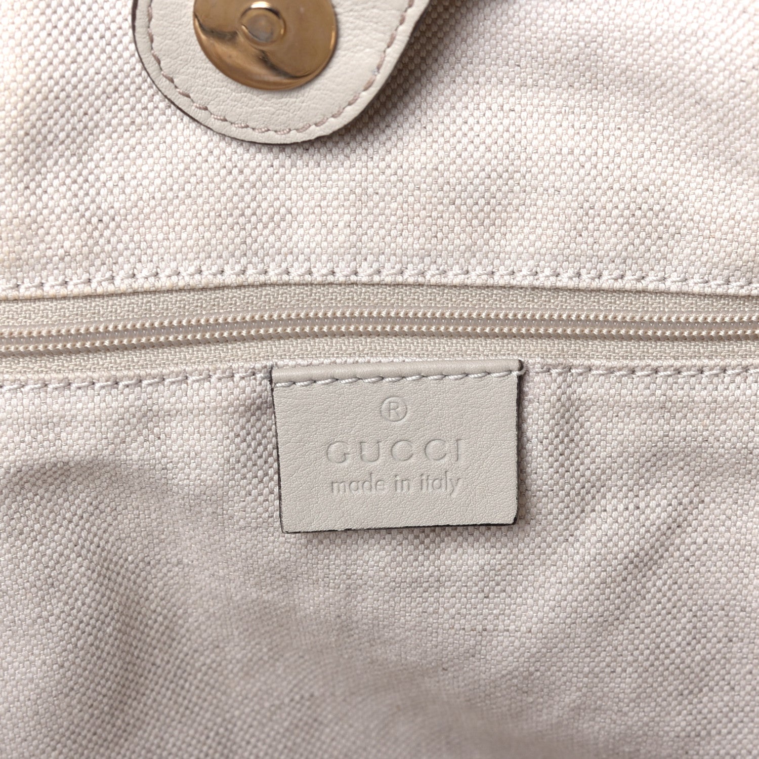 Gucci Guccissima Medium Sukey Tote Mystic White 9 of 10