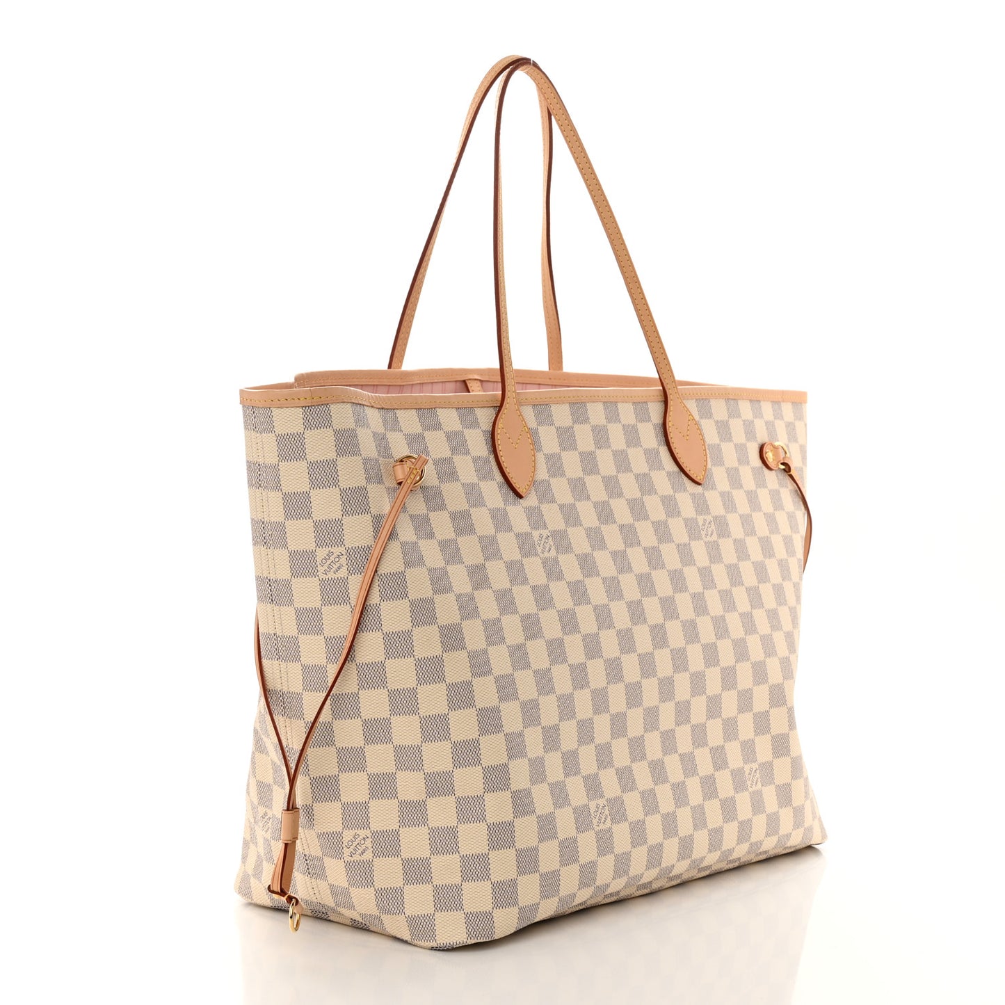 Damier Azur Neo Neverfull GM Rose Ballerine