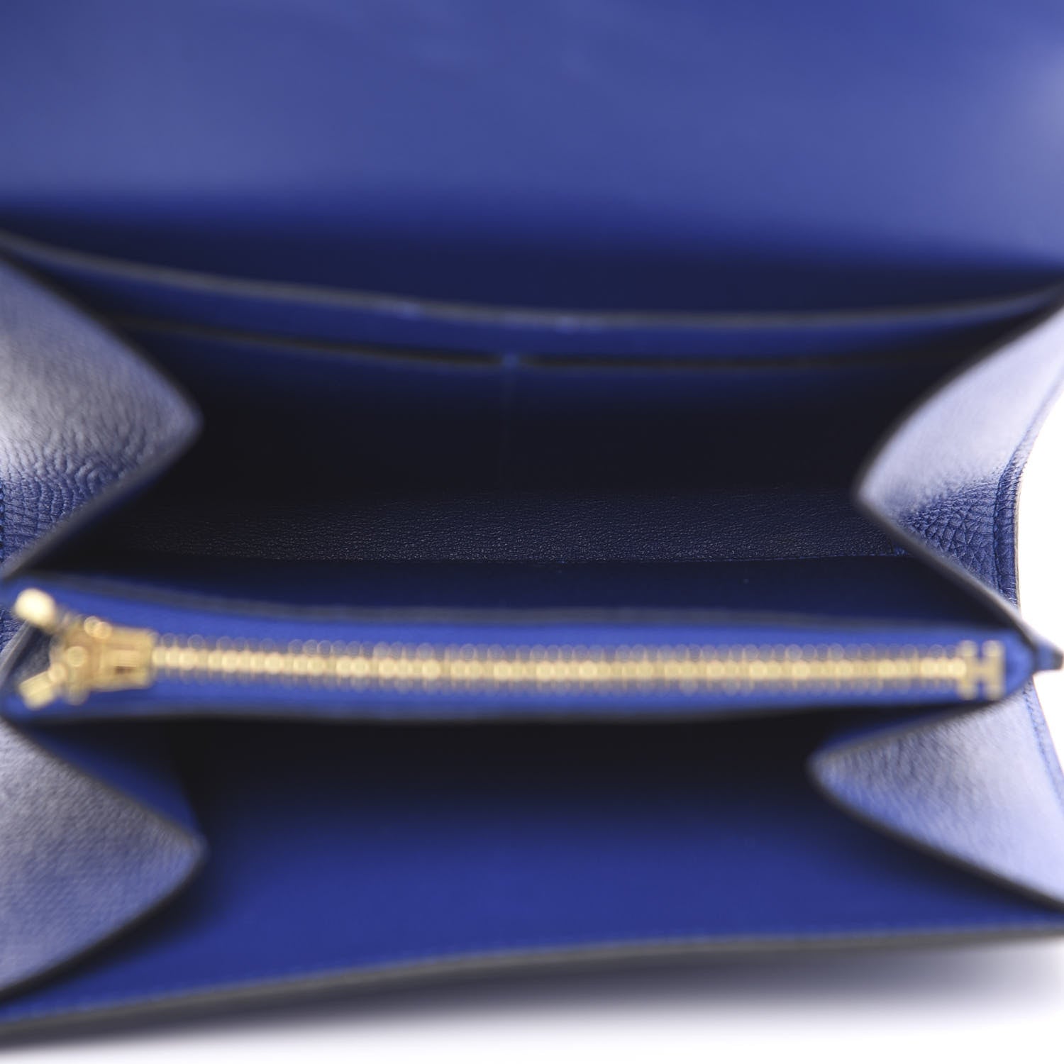 Hermes Epsom Constance Short Wallet Bleu Electrique 5 of 7