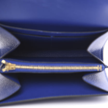Hermes Epsom Constance Short Wallet Bleu Electrique 5 of 7
