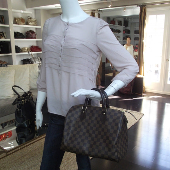 Louis Vuitton Damier Ebene Speedy 30 2 of 9