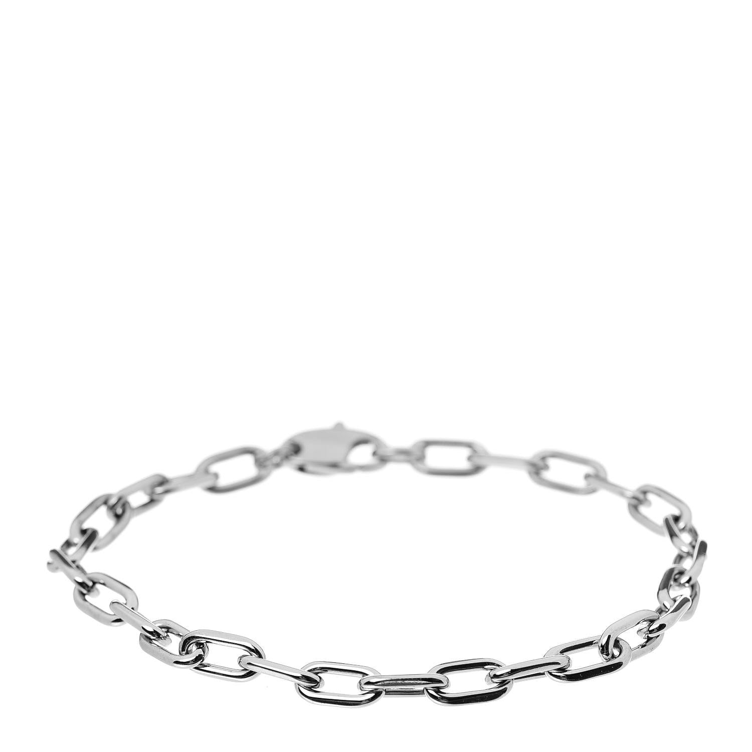 Cartier 18K White Gold Spartacus Chain Bracelet 1 of 5