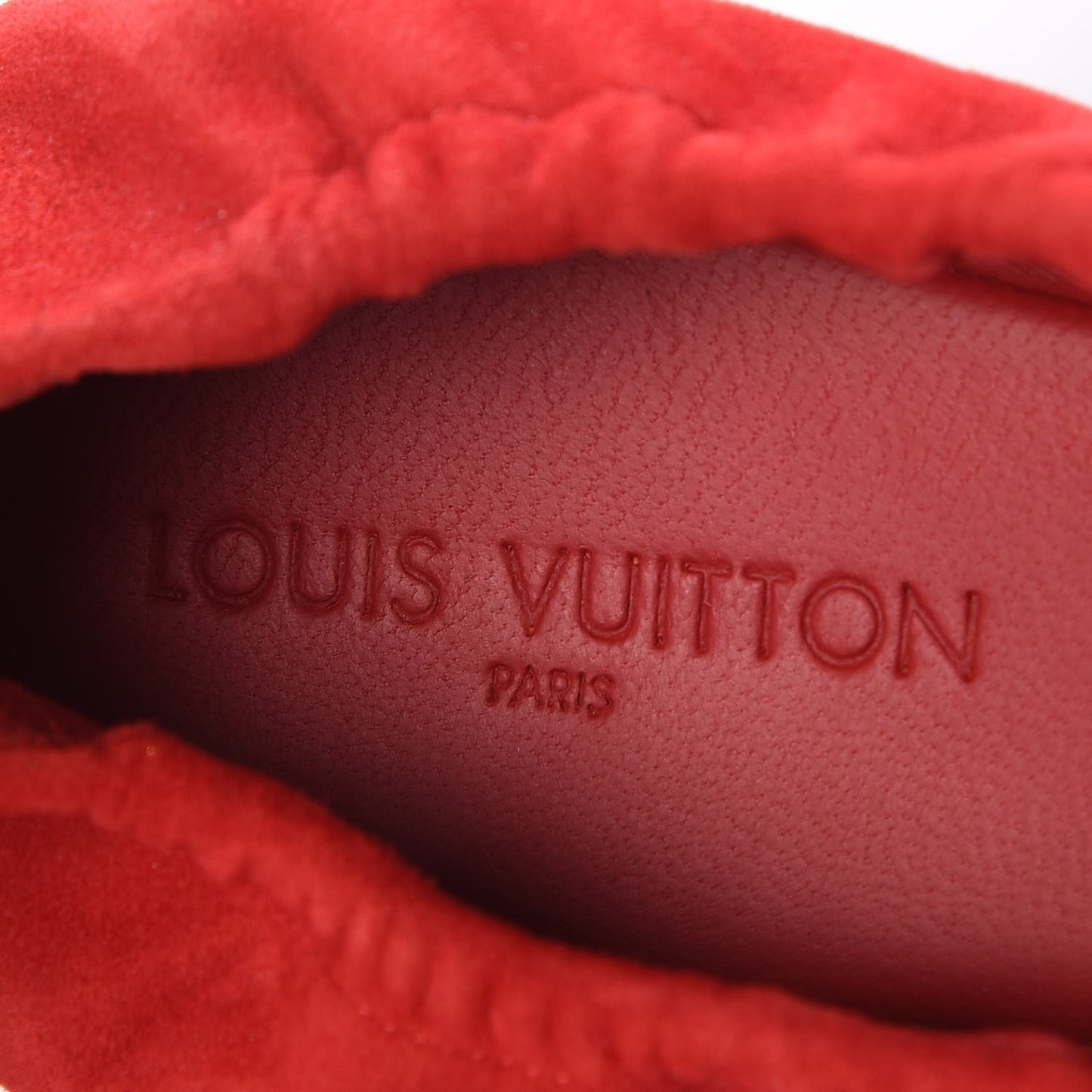 Patent Suede Elba Ballerina Flats 38.5 Rouge