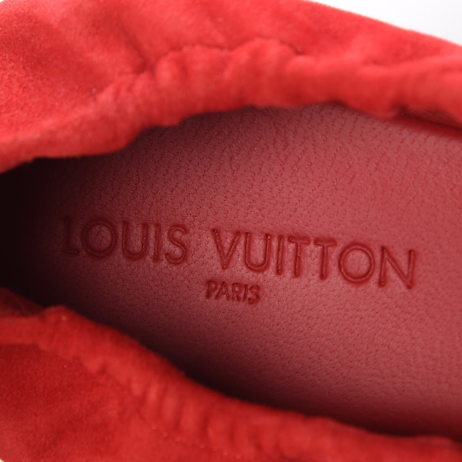 Louis Vuitton Patent Suede Elba Ballerina Flats 38.5 Rouge 6 of 7