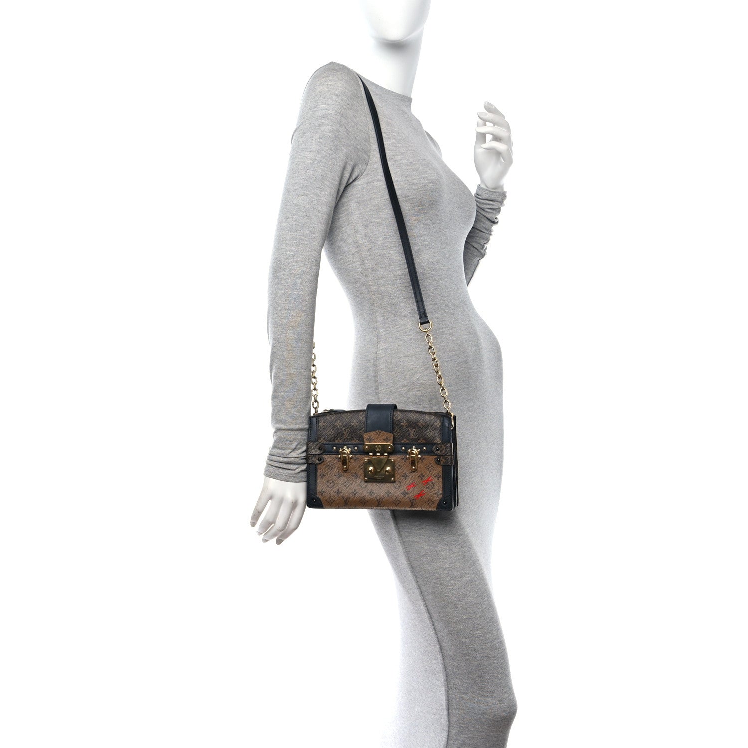 Louis Vuitton Reverse Monogram Trunk Clutch 2 of 10