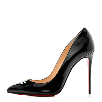 Christian Louboutin Patent Pigalle Follies 100 Pumps 39.5 Black 1 of 8