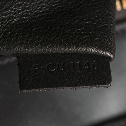 Celine Drummed Calfskin Nubuck Mini Tri-Color Luggage Chalk 7 of 9