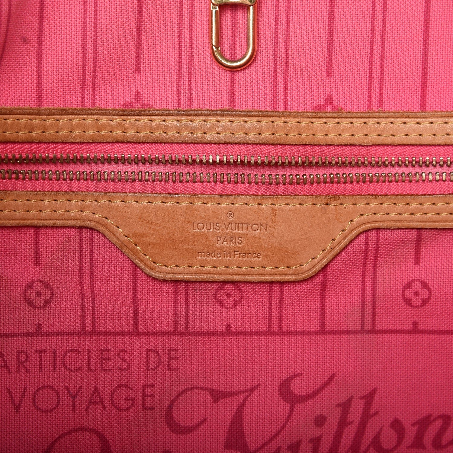 Louis Vuitton Monogram Roses Neverfull MM 7 of 15