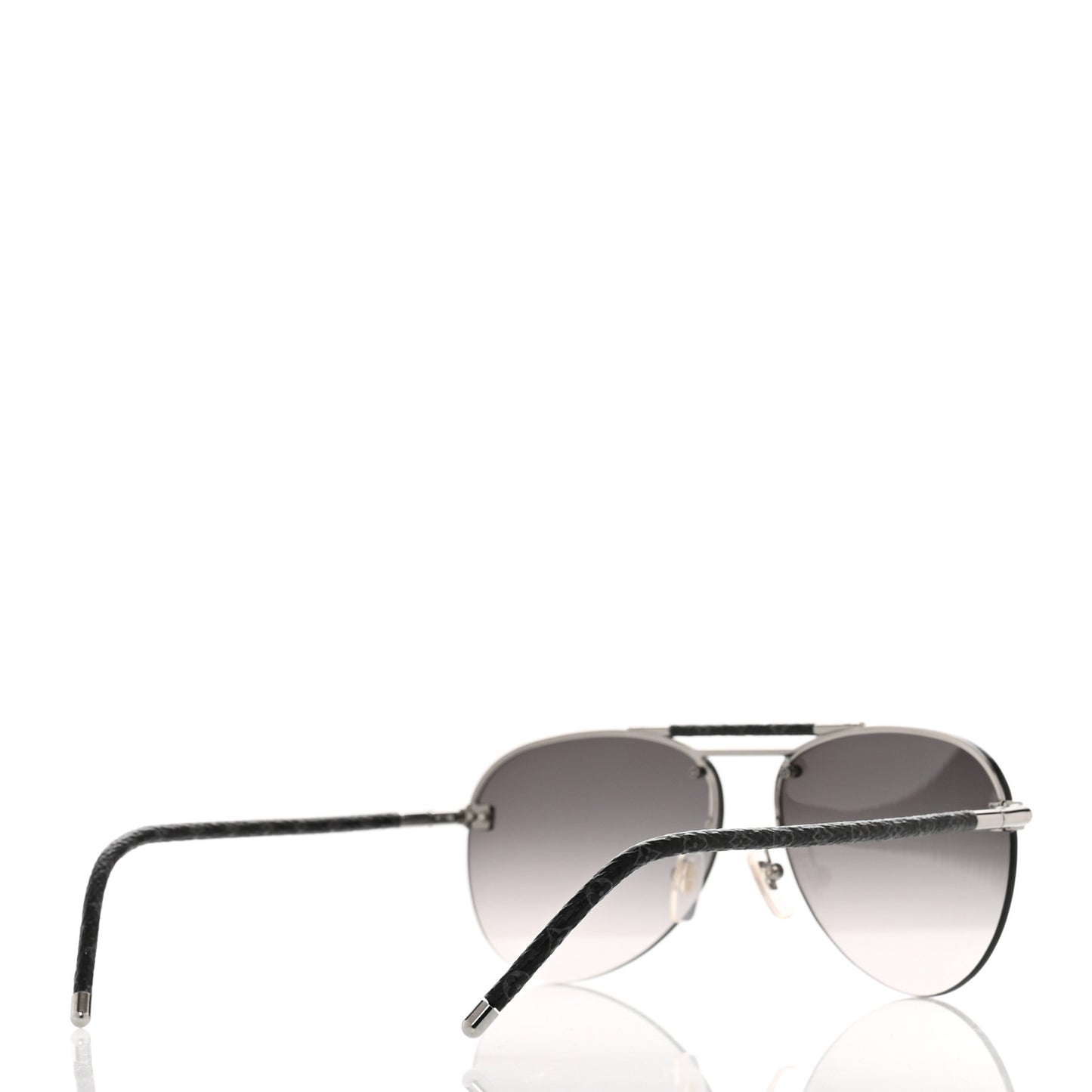 Metal Monogram Clockwise Sunglasses Z1595E Black