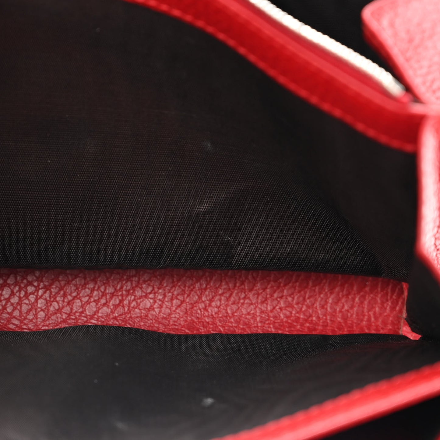 Calfskin Mini Dionysus Chain Wallet Hibiscus Red
