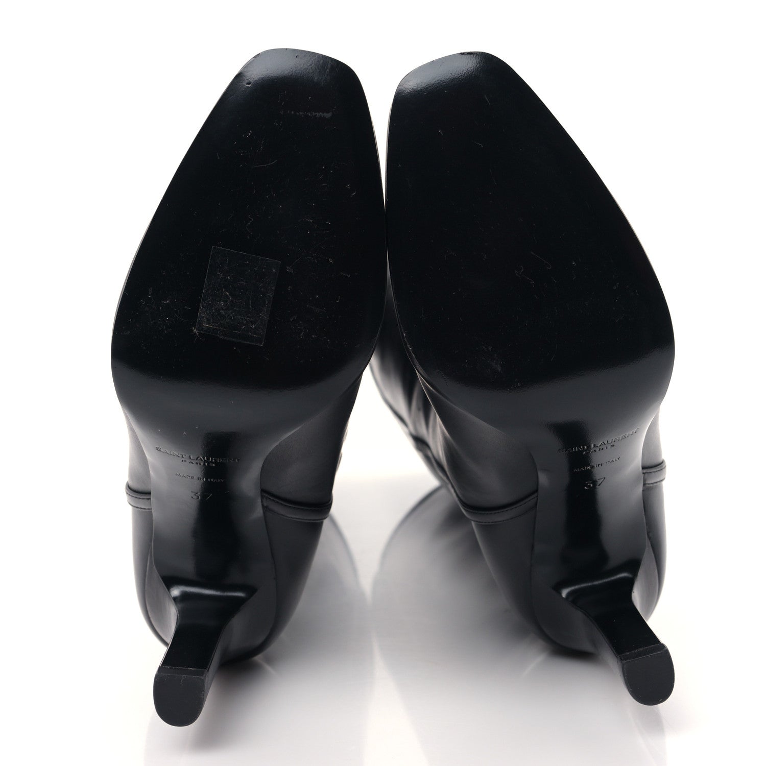 Saint Laurent Jane 90 Knee High Boots 37 Mocaccino 5 of 6