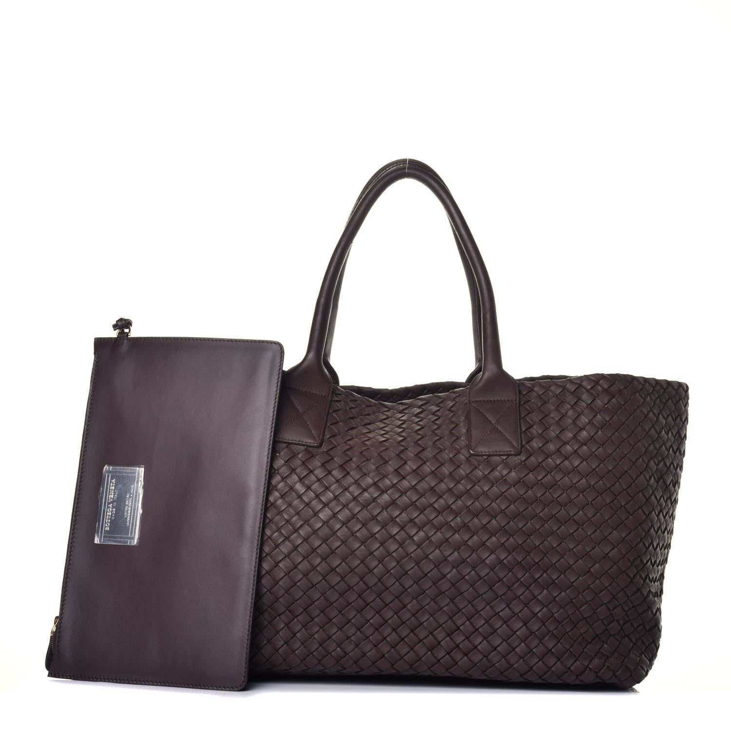 Bottega Veneta Nappa Intrecciato Medium Cabat Ebano 1 of 8