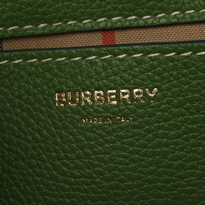 Burberry Grainy Calfskin Vintage Check Note Crossbody Bag Ivy Green 6 of 13