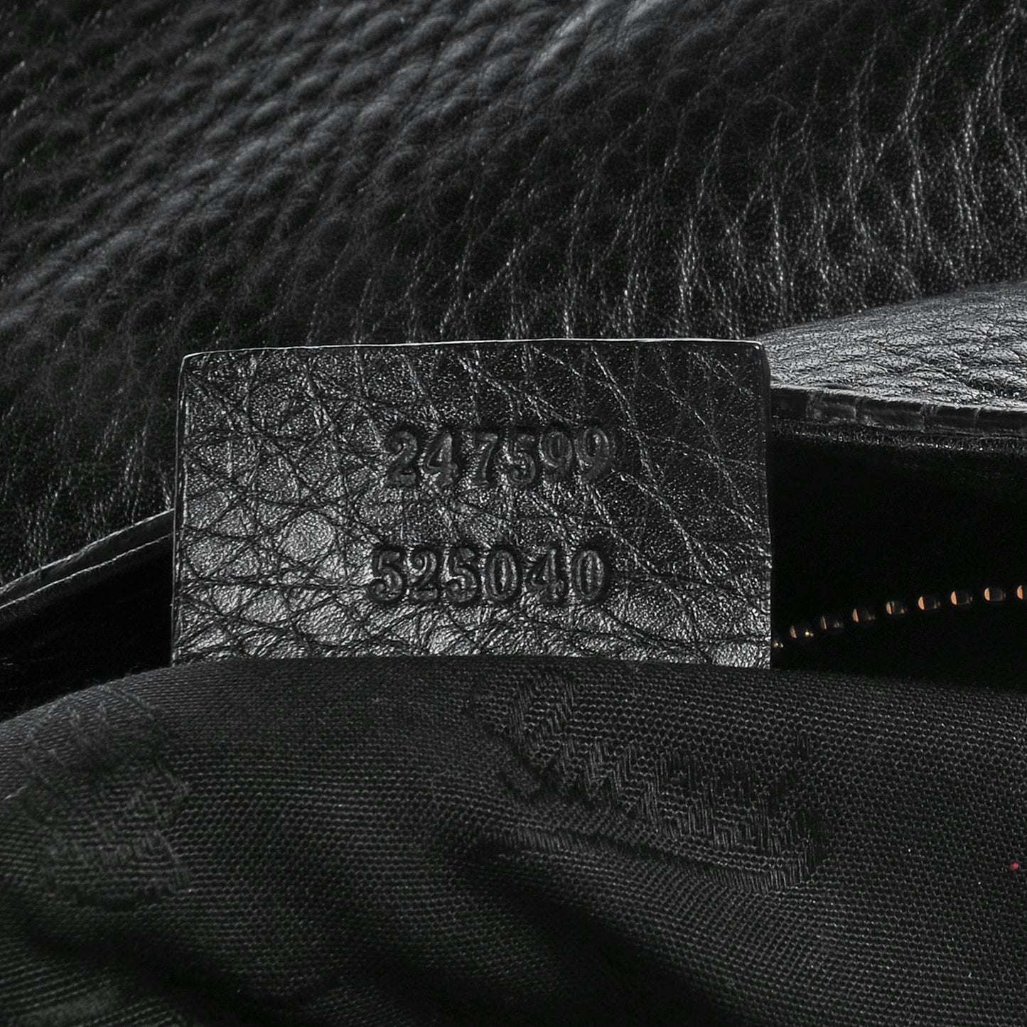 Leather Medium Web Heritage Shoulder Bag Black