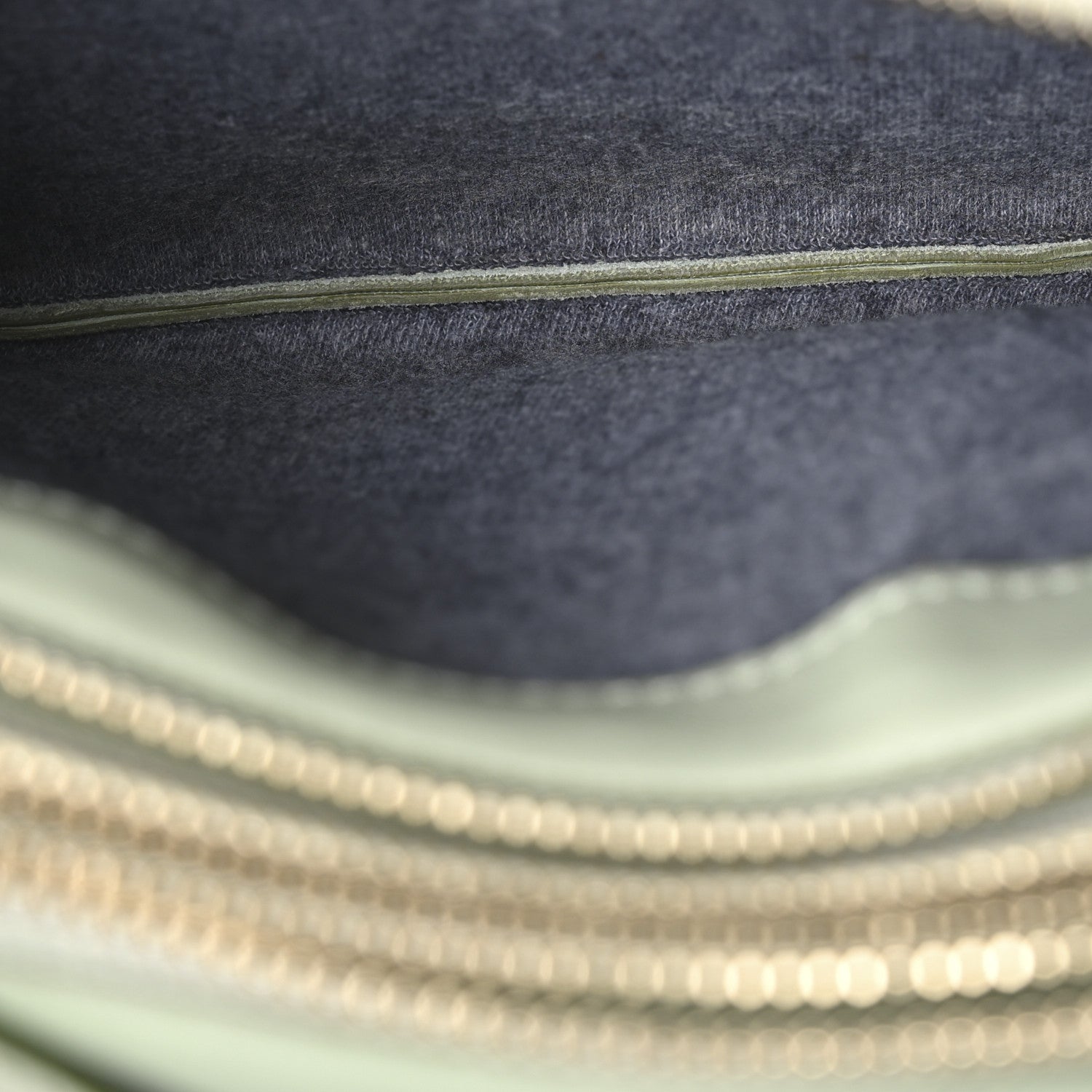 Celine Lambskin Small Trio Crossbody Bag Pistachio 5 of 10