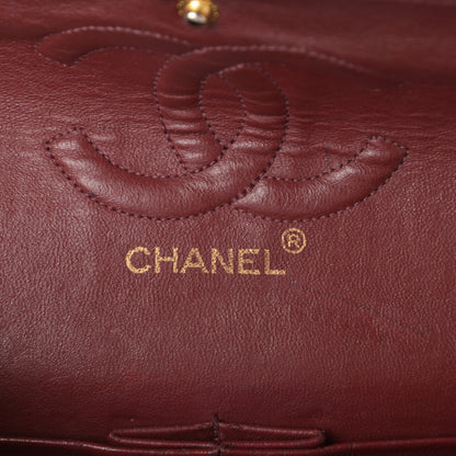 Chanel Lambskin Quilted Medium Double Flap Black 6 of 15