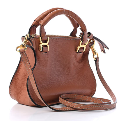 Chloe Calfskin Mini Marcie Satchel Muted Brown 2 of 4