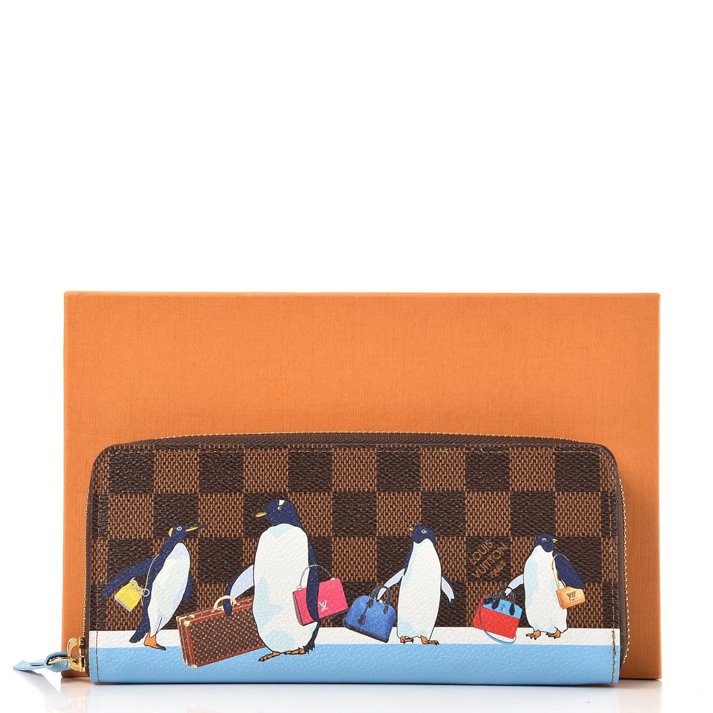 Damier Ebene 2017 Christmas Animation Clemence Wallet