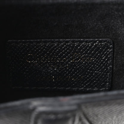 Christian Dior Grained Calfskin Mini Saddle Bag Black 5 of 9