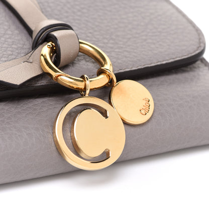 Chloe Calfskin Alphabet Trifold Wallet Cashmere Grey 10 of 12