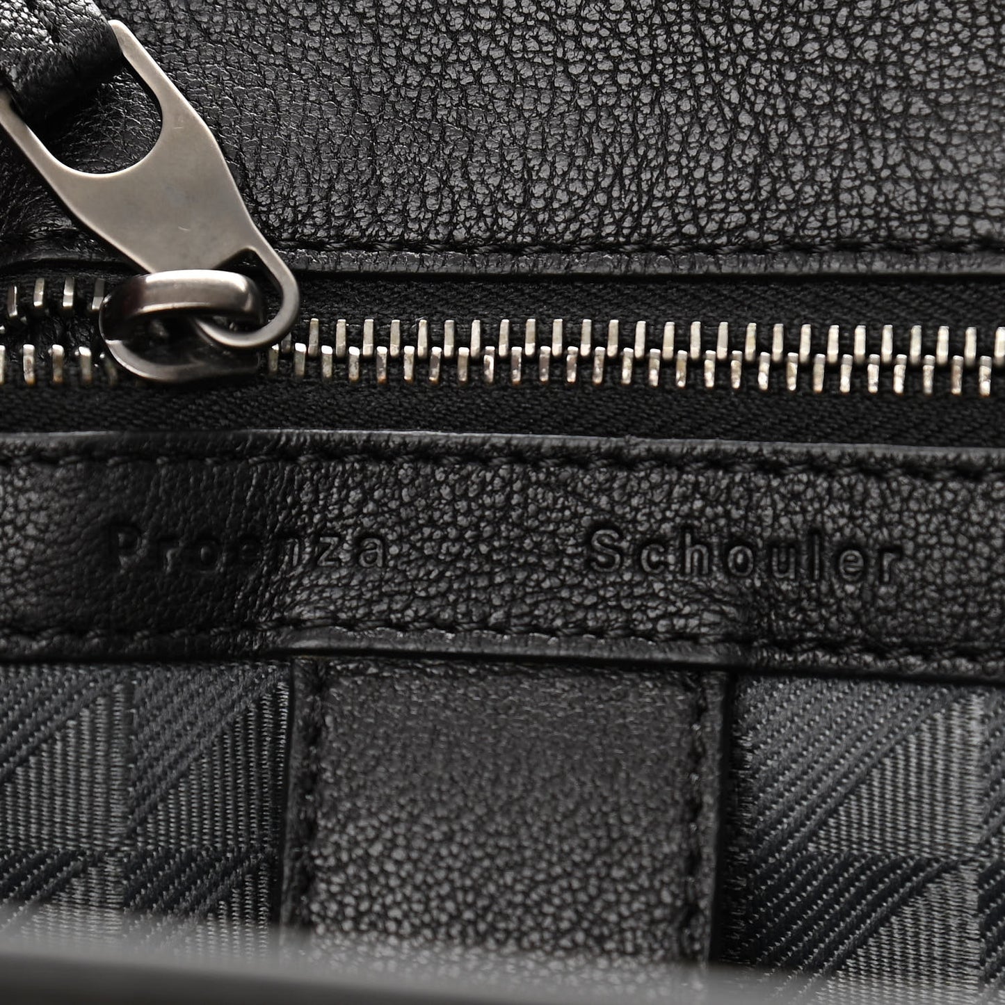 Lambskin Tiny Fringe Lux PS1 Satchel Black
