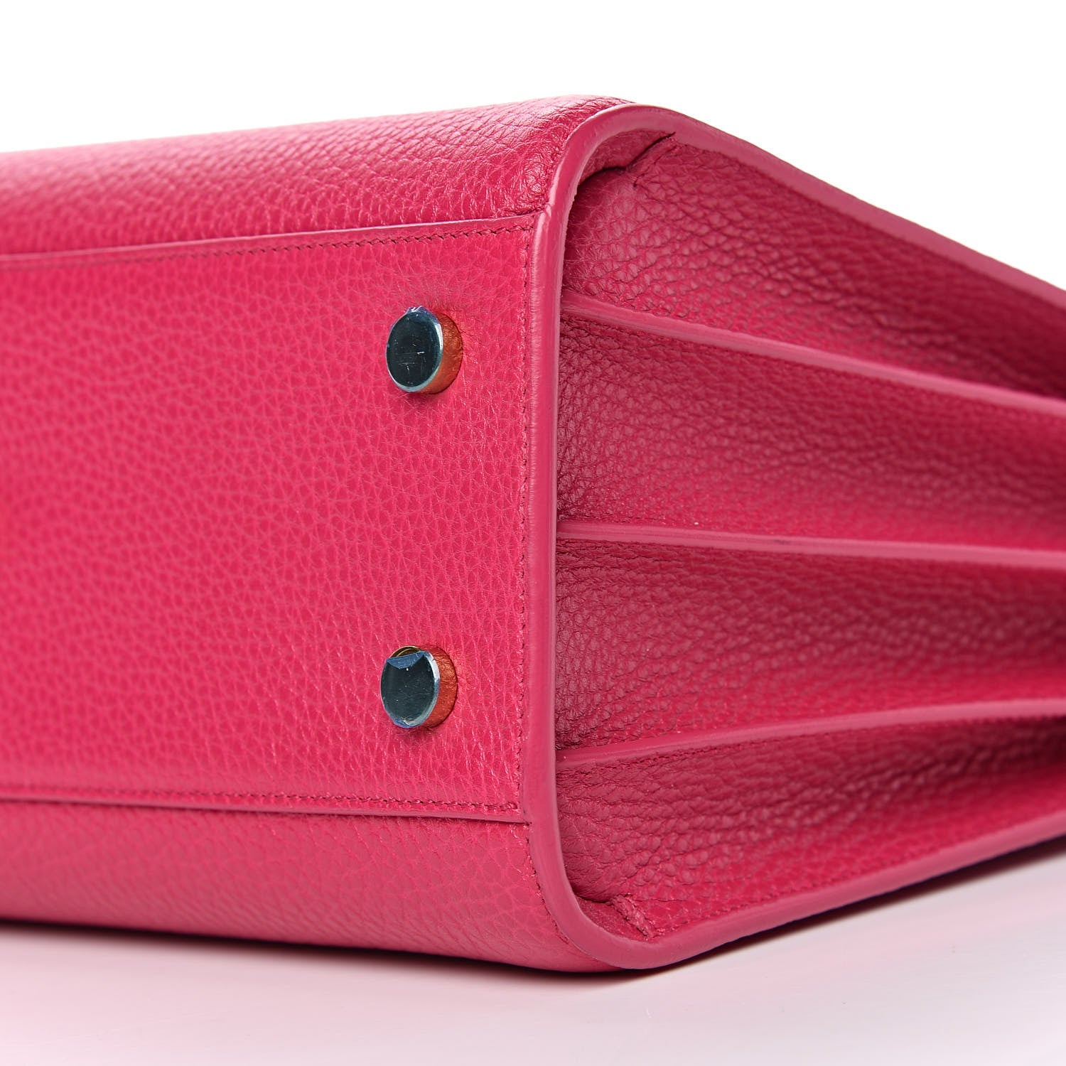 Saint Laurent Grained Calfskin Baby Sac De Jour Lipstick Fuchsia 10 of 10