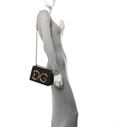 Dolce & Gabbana Nappa DG Girls Shoulder Bag Black 2 of 10