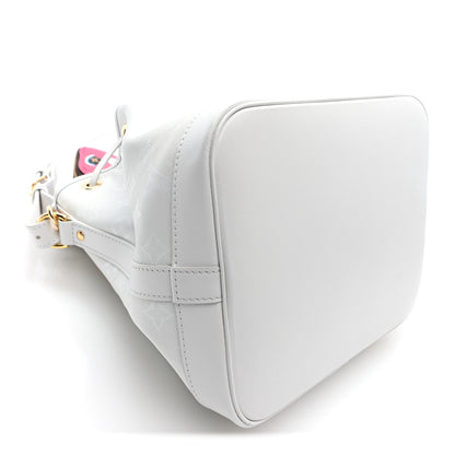 Louis Vuitton X SUN YITIAN Calfskin Monogram Petit Noe White 5 of 10