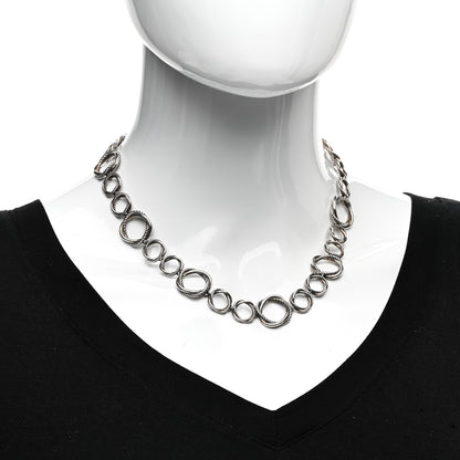 David Yurman Sterling Silver Infinity Link Chain Necklace 2 of 5