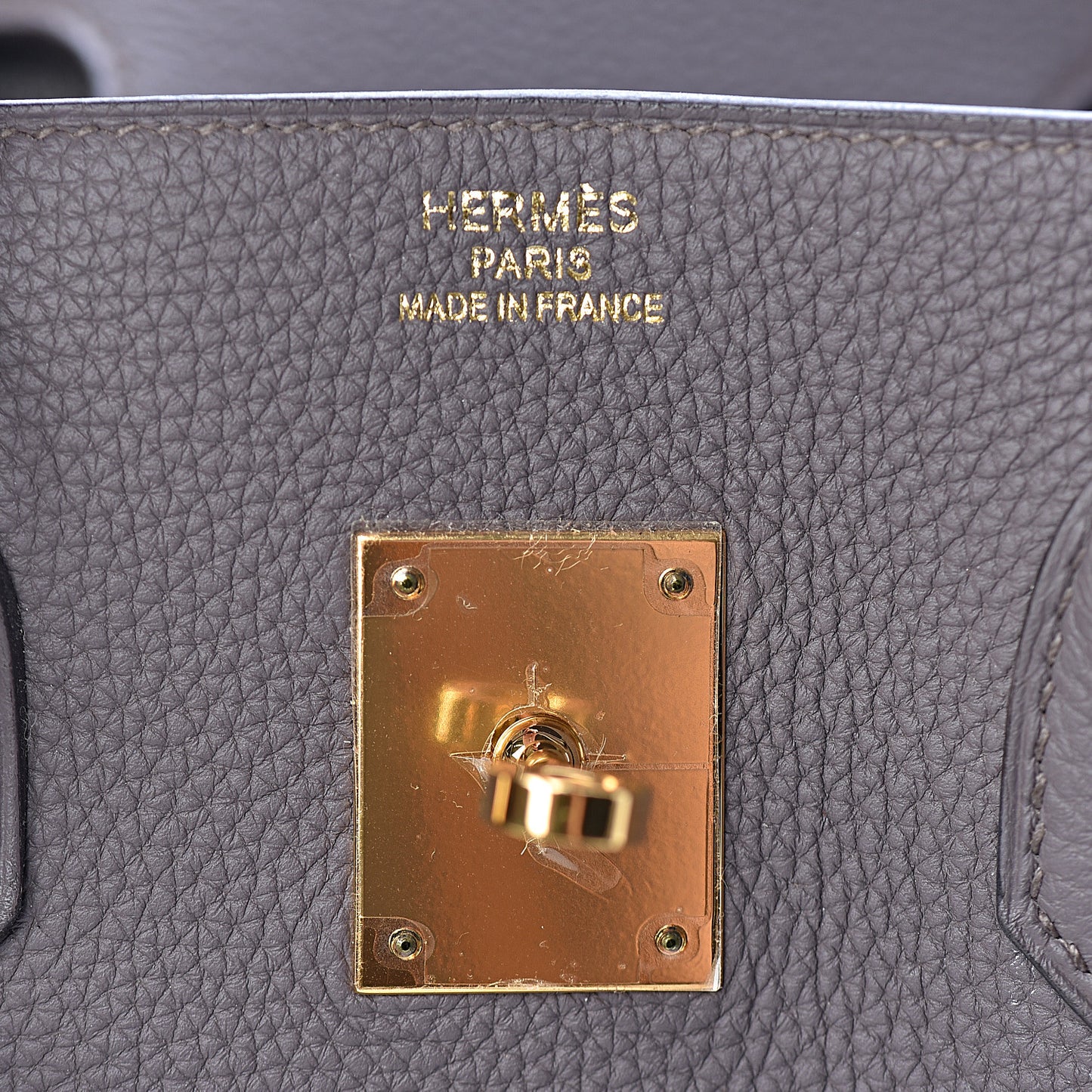Togo Birkin 35 Etain