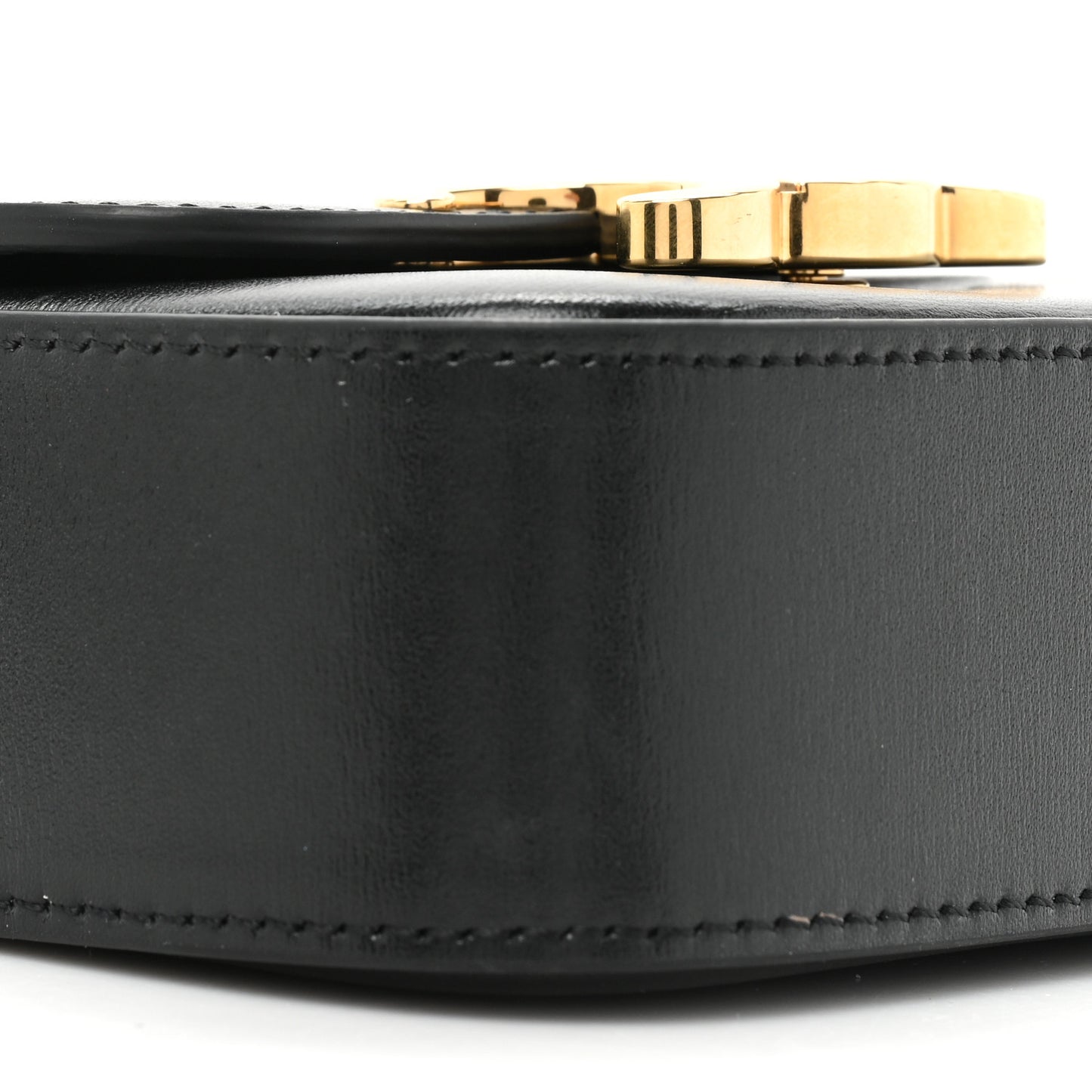 Shiny Calfskin Mini Triomphe Black