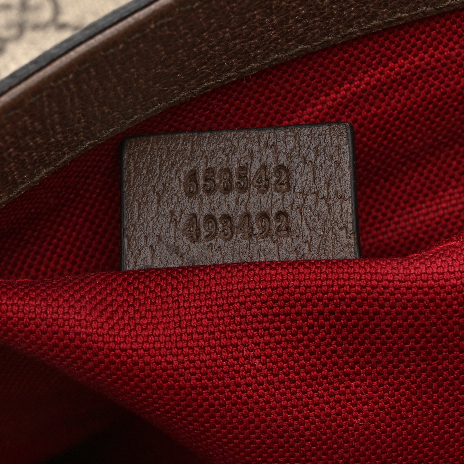 Gucci GG Supreme Monogram Textured Dollar Calfskin Retro Interlocking G Flap Messenger Bag Beige Ebony New Acero 7 of 11
