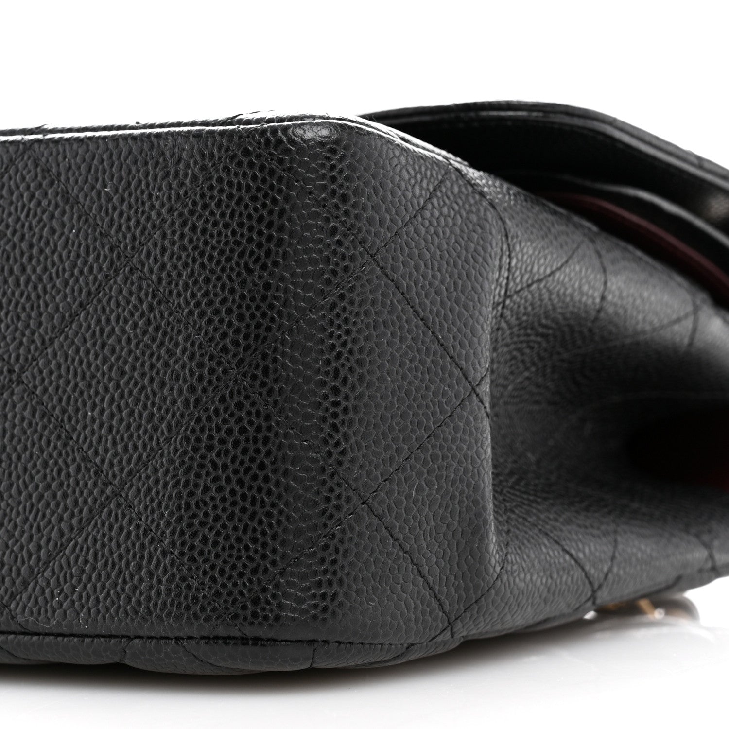 Chanel Caviar Quilted Jumbo Double Flap Black 10 of 12