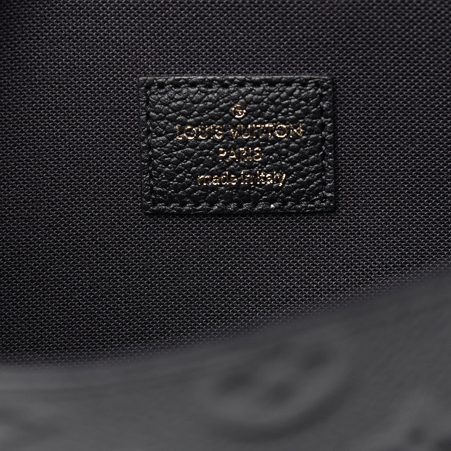 Louis Vuitton Empreinte Pochette Felicie Chain Wallet Black 6 of 10