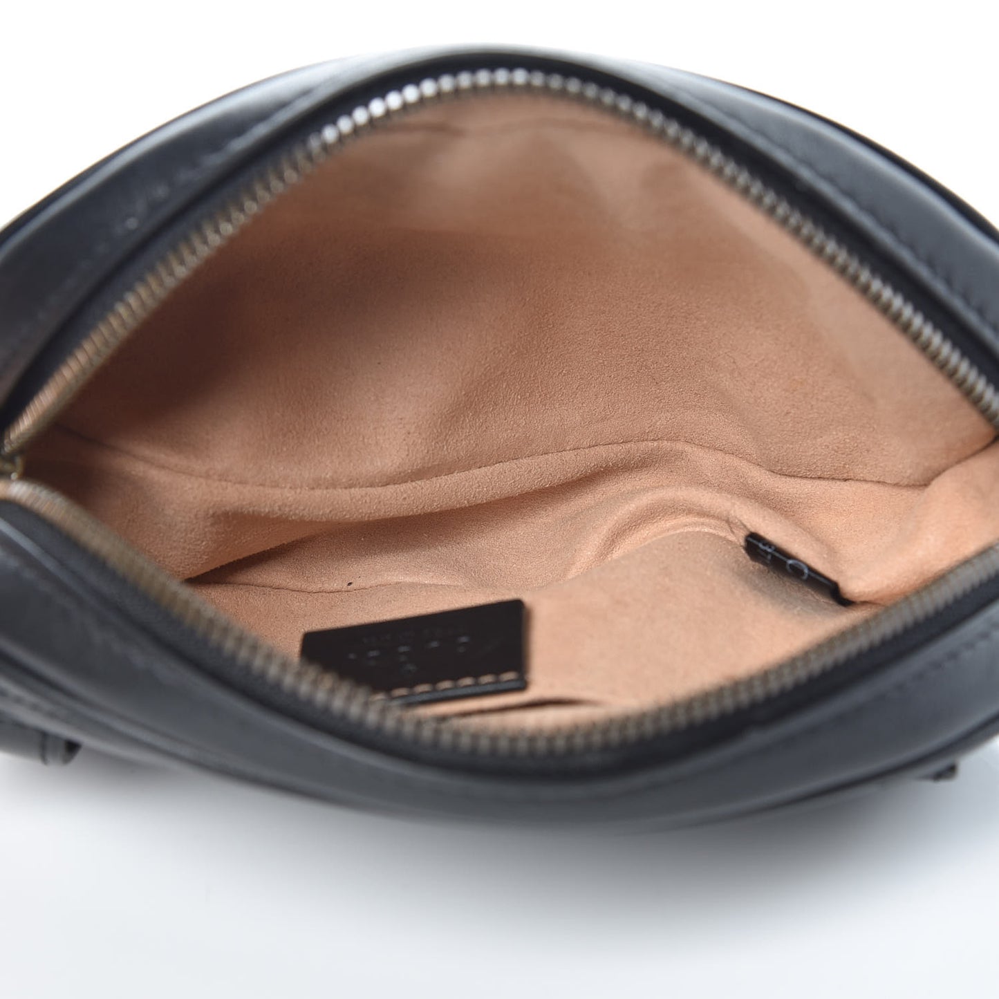 Calfskin Matelasse GG Marmont Belt Bag 85 34 Black